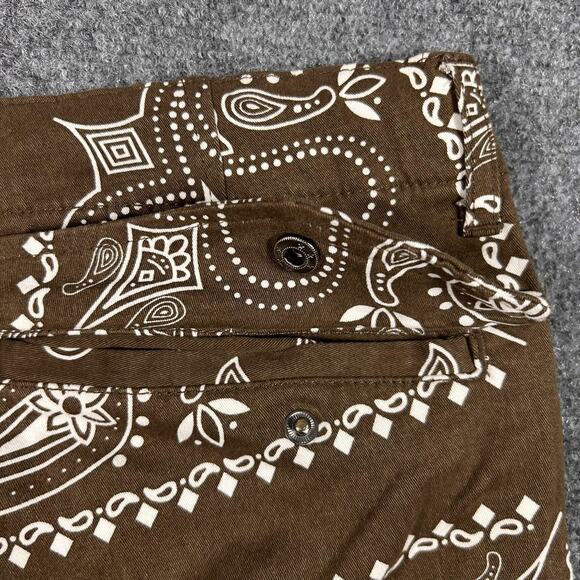 NOVA MEN Cargo Pants Mens 30 Bandana Print Summer Games HD18-107 Streetwear - Picture 9 of 12